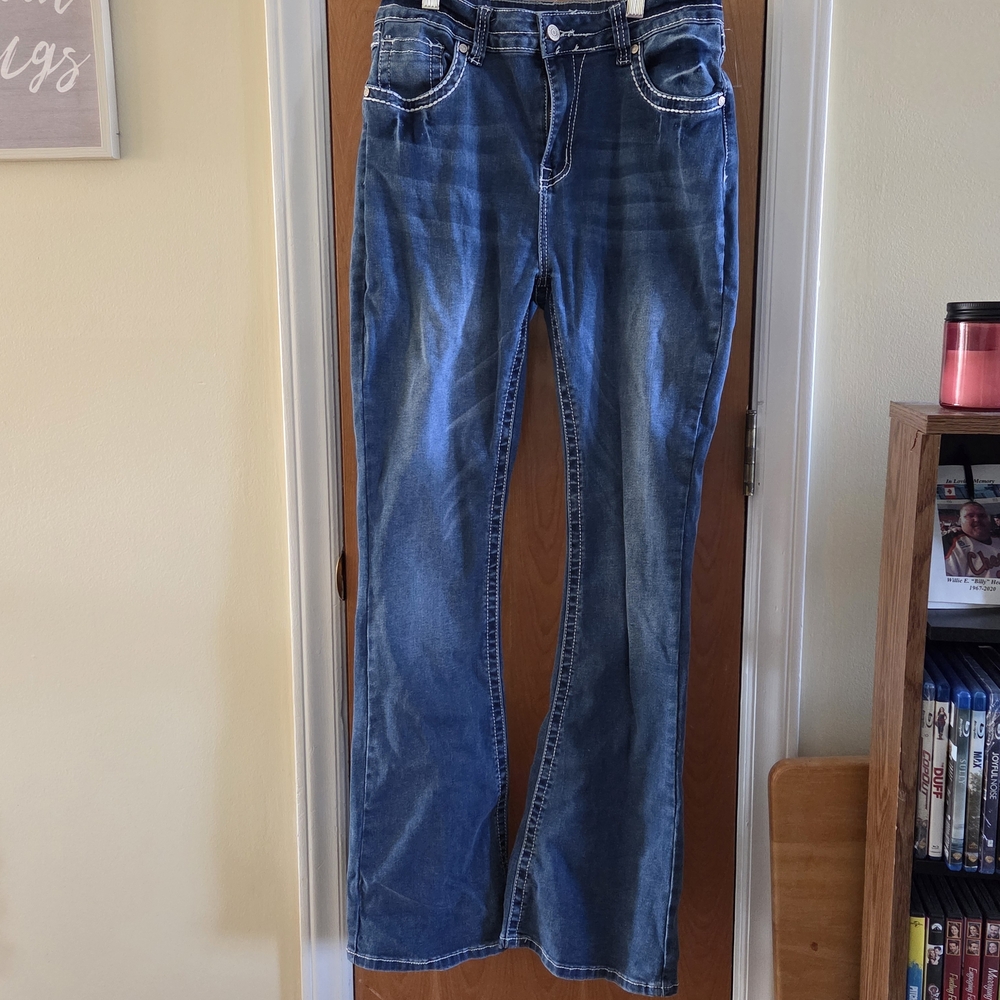 Juniors Sz 15 Flare Leg Jeans